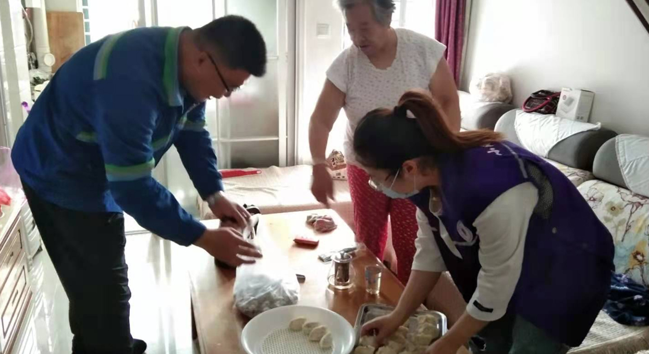 “饺香情深，爱在夕阳红”社企一家亲志愿活动